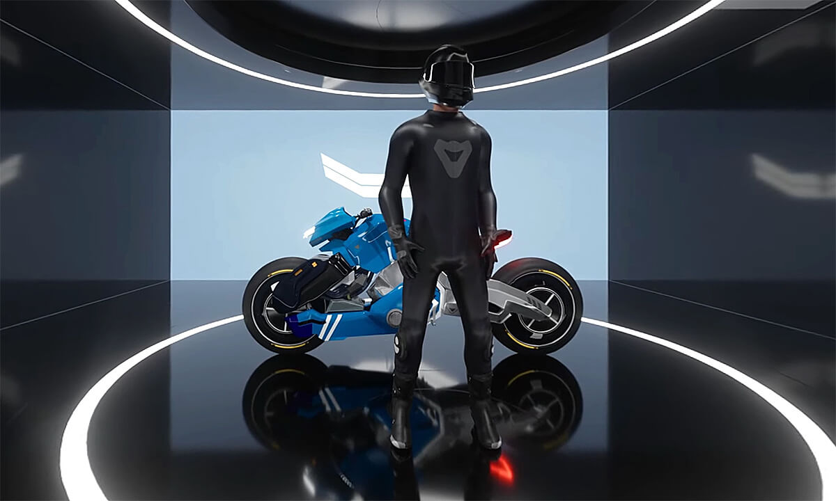 Futuristic Bike VR presentation